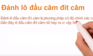 Kinh nghiệm soi cầu xsmb bạc nhớ đầu câm đít câm